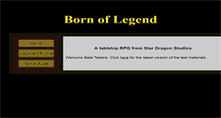Desktop Screenshot of bornoflegend.com